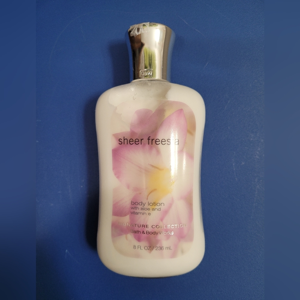 Freesia lotion from Bath and Body Works